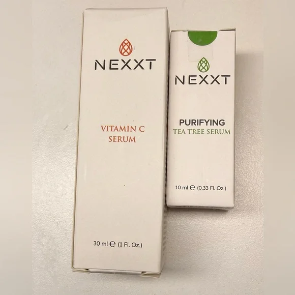 Nexxt Vitamin C Serum and Purifying Tea Tree Serum Set - Picture 1 of 3